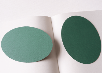 Back adhesive for barley paper