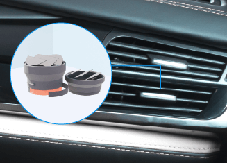 Air vent fixation / Pipe foam attachment