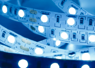 Bonding heat-dissipating parts of LED lights