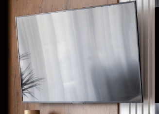 TV internal LED display panel bracket bonding