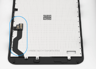 FPC fixation and bonding on curved or bent areas