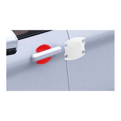 Auxiliary fixing of door handle