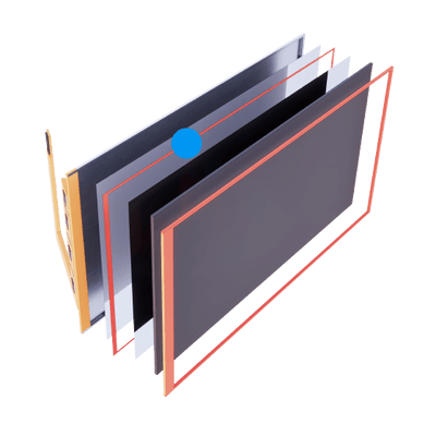 Bonding of screen module frame