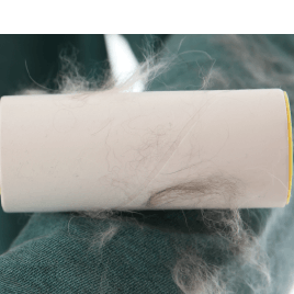 Sticky hair in the garment industry