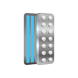 The decorative panel is fixed