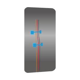 Fixation of parts and trims