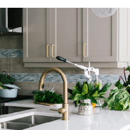 The kitchen is mold-proof