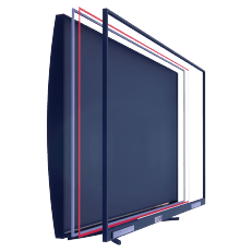 Cushioned silicone strip fixing