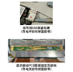Electromagnetic shielding winding / component electromagnetic shielding, grounding